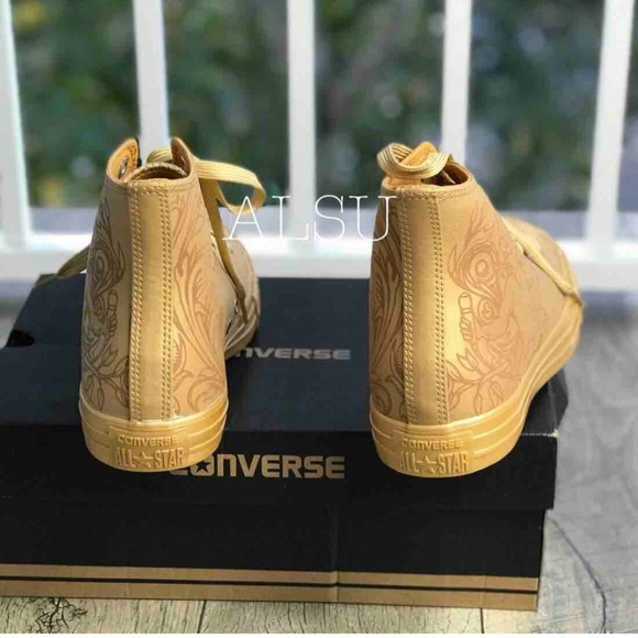 NWT Converse Ctas HI Gold Wheat 🌾 W AUTHENTIC - Picture 4 of 8